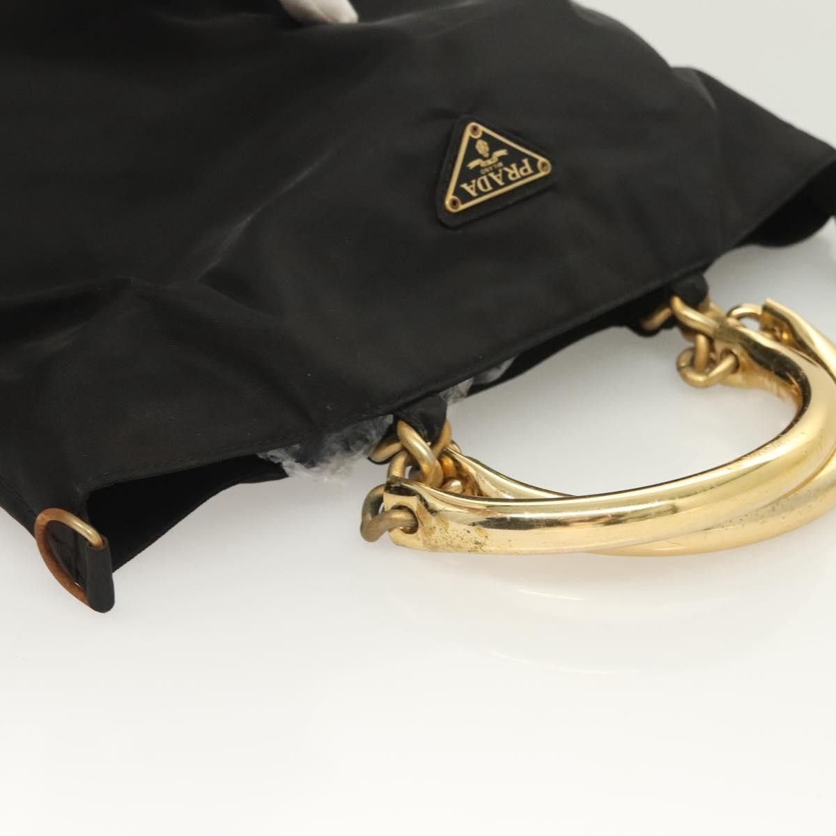 Prada Prada Metal Handles Tote Tessuto Size ONE SIZE - 8 Thumbnail