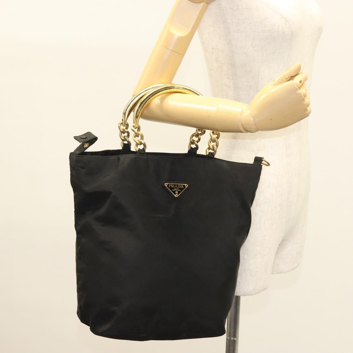 Prada Prada Metal Handles Tote Tessuto Size ONE SIZE - 14 Thumbnail