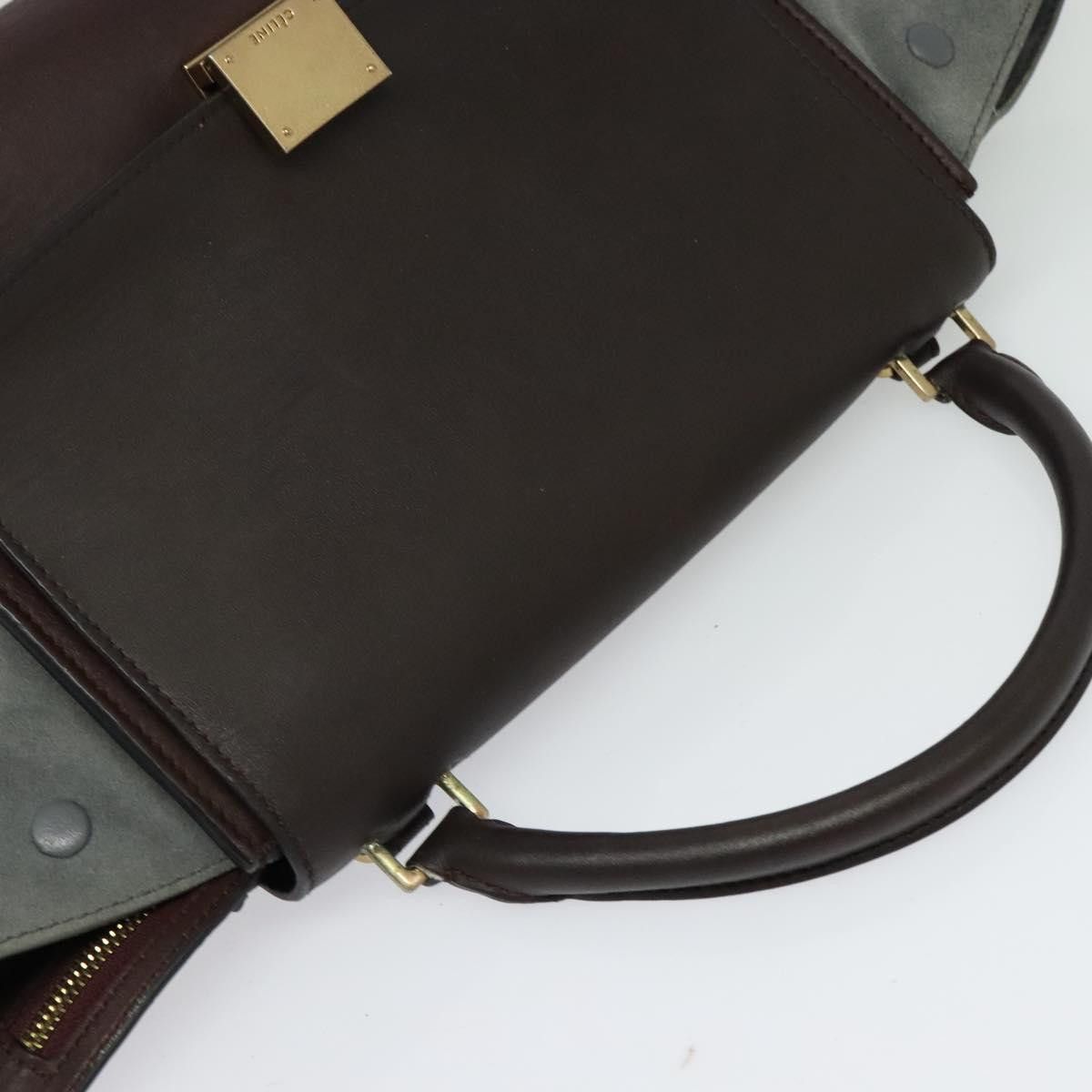 Celine Celine Trapeze Bag Leather Size ONE SIZE - 18 Thumbnail