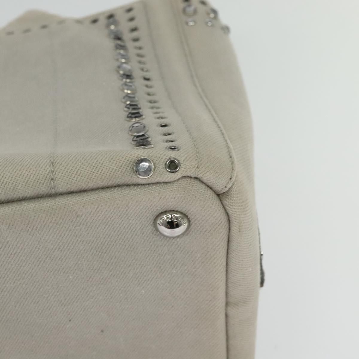 Prada Prada Canapa Convertible Tote Rhinestone Embellished Denim Size ONE SIZE - 11 Thumbnail