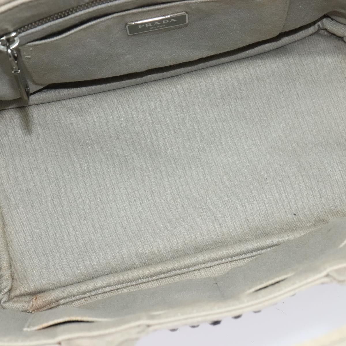 Prada Prada Canapa Convertible Tote Rhinestone Embellished Denim Size ONE SIZE - 5 Thumbnail