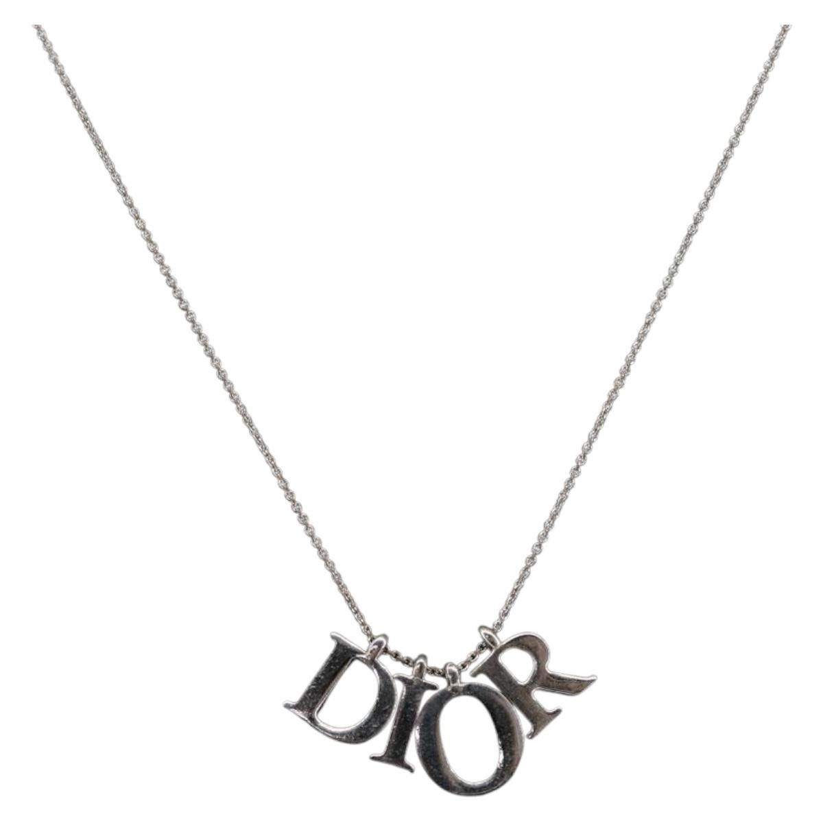 Dior Christian Dior Logo Necklace Metal Size ONE SIZE - 3 Thumbnail
