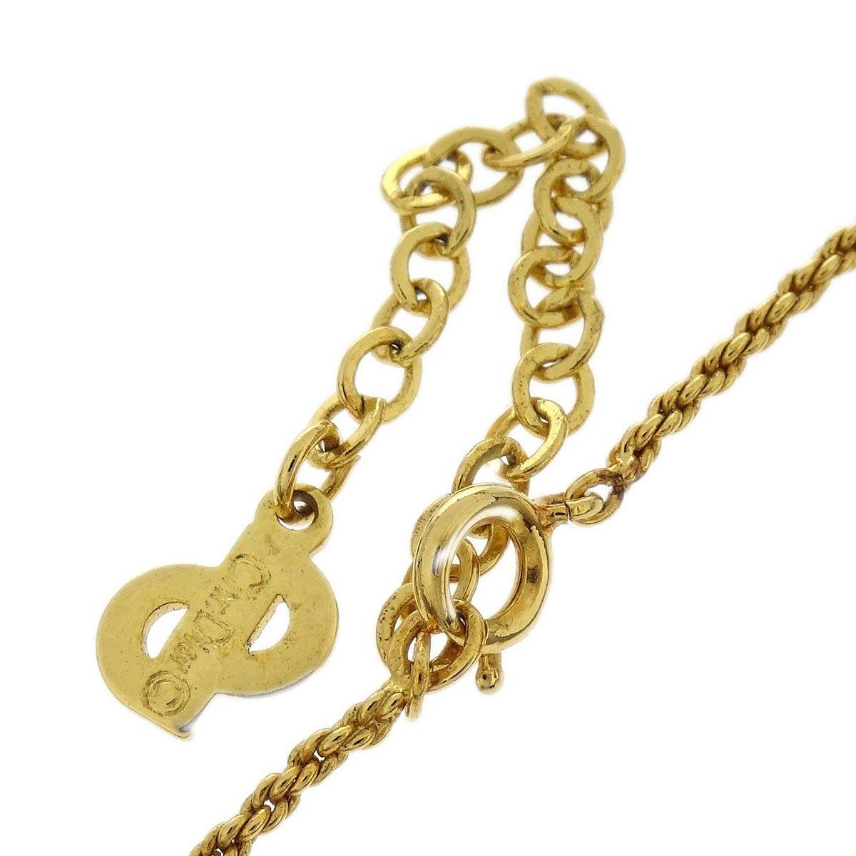 Dior Christian Dior CD Pendant Necklace Gold-plated Size ONE SIZE - 4 Thumbnail