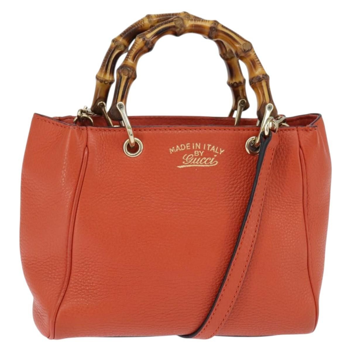 Gucci Gucci Bamboo Shopper Tote Leather Size ONE SIZE - 13 Thumbnail