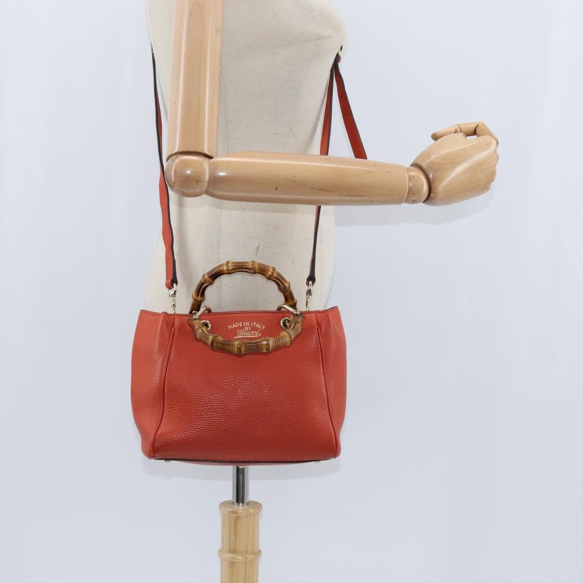 Gucci Gucci Bamboo Shopper Tote Leather Size ONE SIZE - 14 Thumbnail