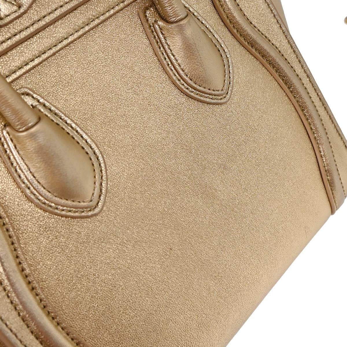 Celine Celine Luggage Bag Smooth Leather Size ONE SIZE - 9 Thumbnail