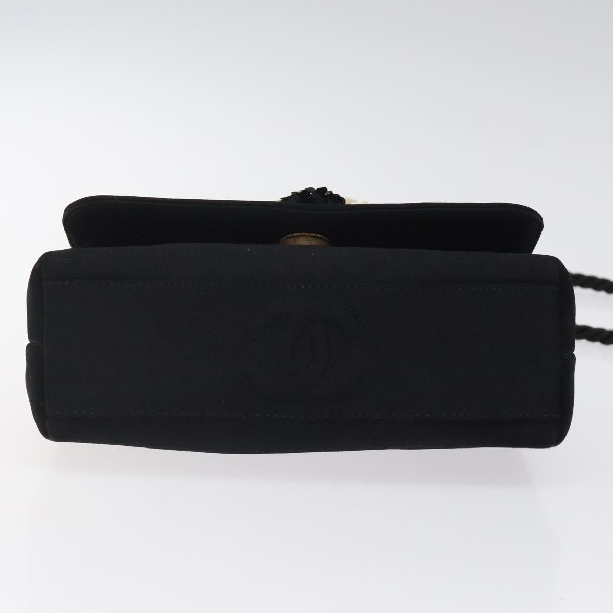 Chanel Chanel Vintage Camellia Flap Crossbody Bag Silk Size ONE SIZE - 15 Thumbnail