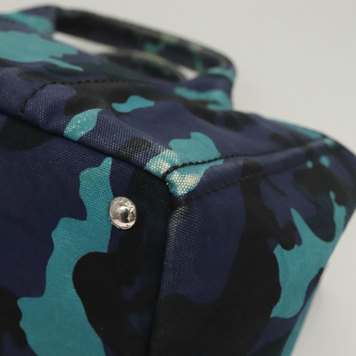 Prada Prada Canapa Convertible Tote Printed Canvas Size ONE SIZE - 12 Thumbnail