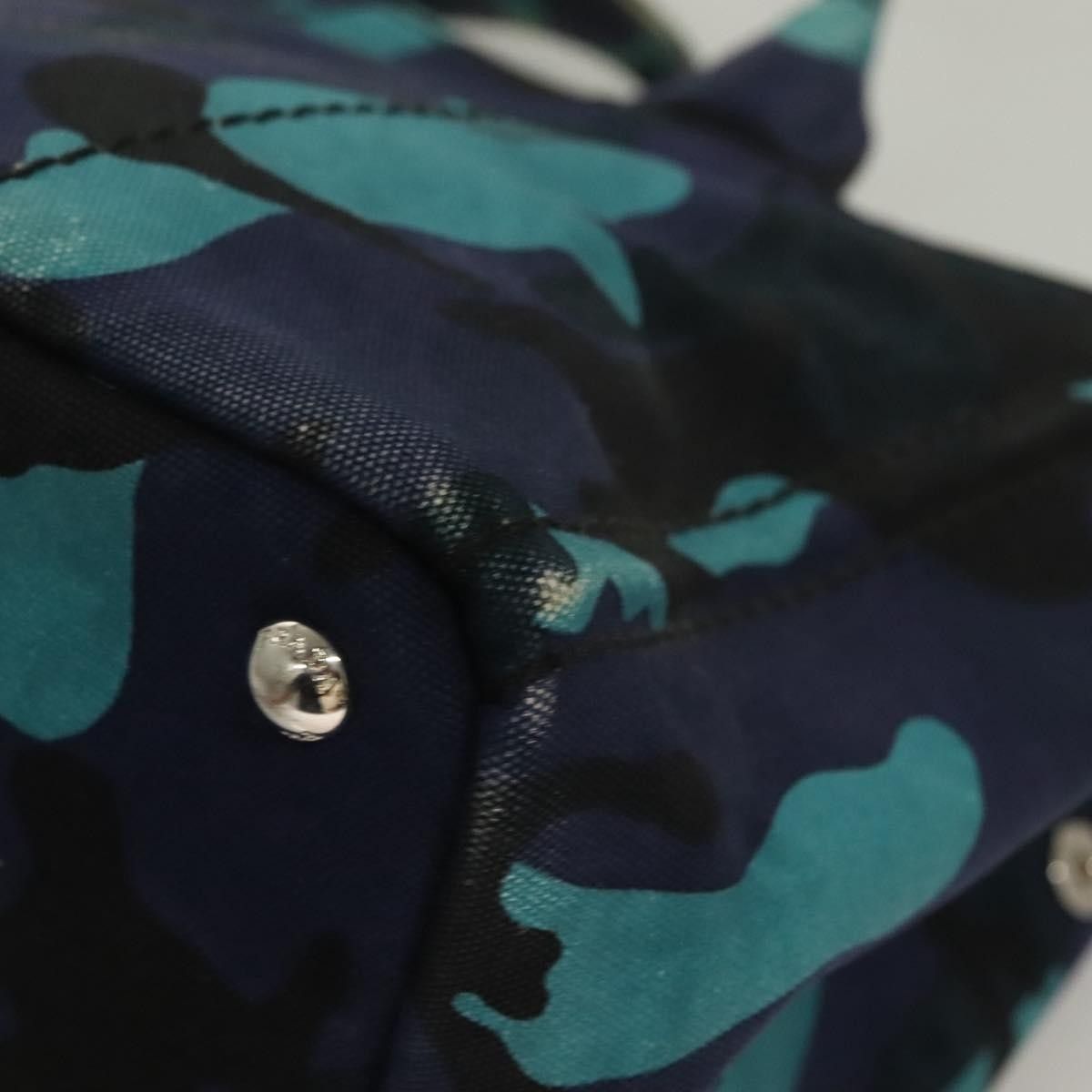 Prada Prada Canapa Convertible Tote Printed Canvas Size ONE SIZE - 10 Thumbnail