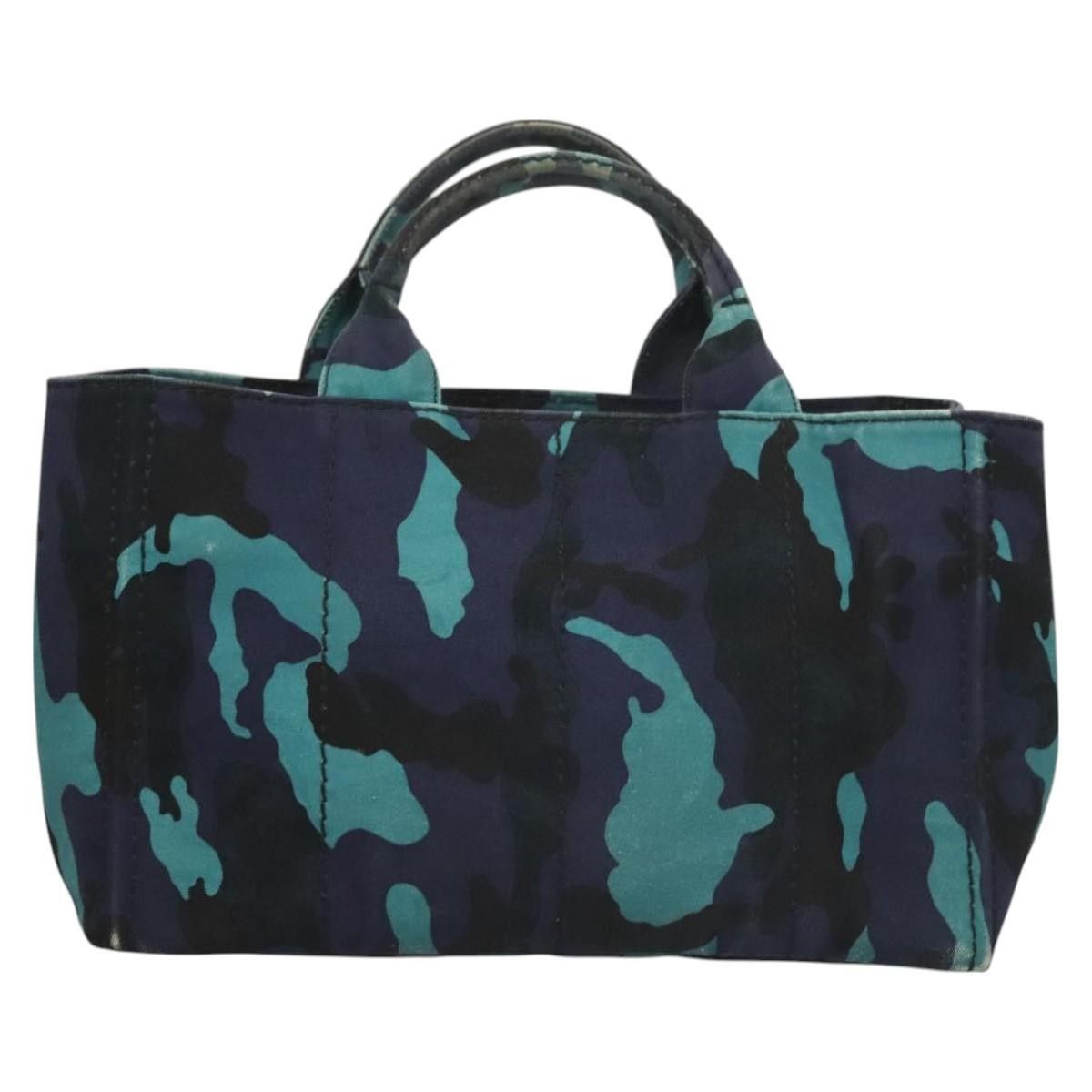 Prada Prada Canapa Convertible Tote Printed Canvas Size ONE SIZE - 2 Thumbnail