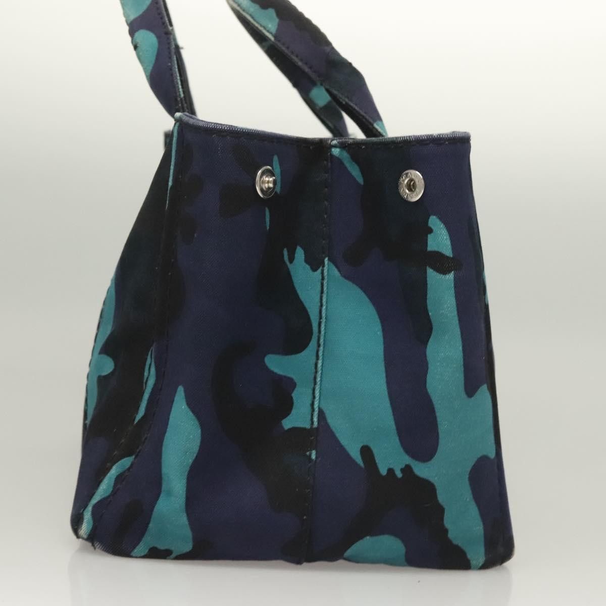 Prada Prada Canapa Convertible Tote Printed Canvas Size ONE SIZE - 3 Thumbnail