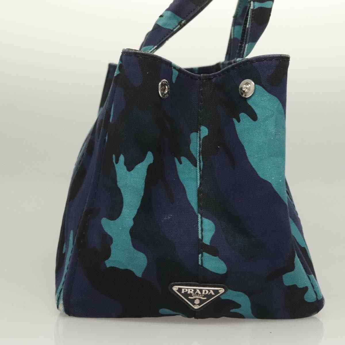 Prada Prada Canapa Convertible Tote Printed Canvas Size ONE SIZE - 4 Thumbnail