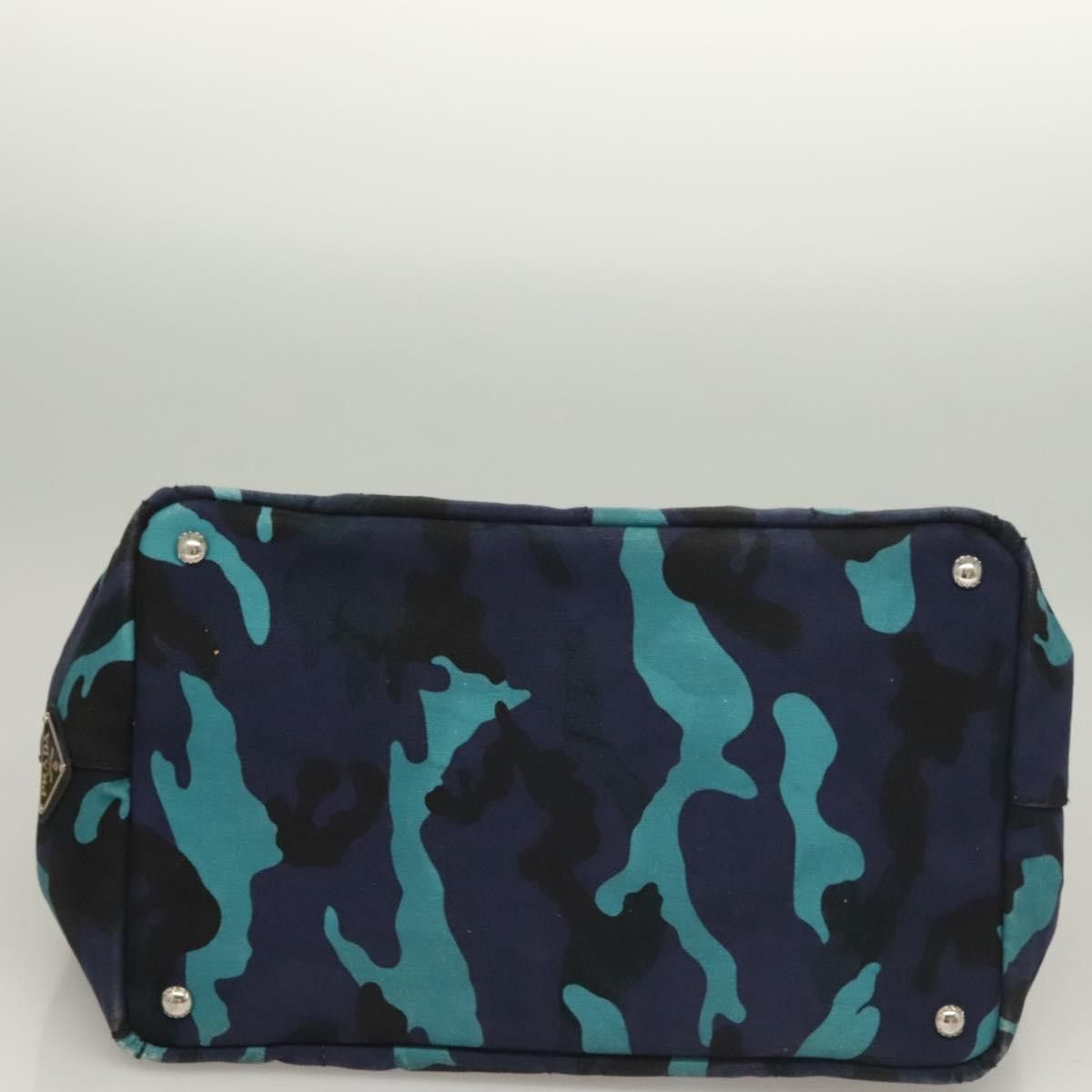 Prada Prada Canapa Convertible Tote Printed Canvas Size ONE SIZE - 17 Thumbnail