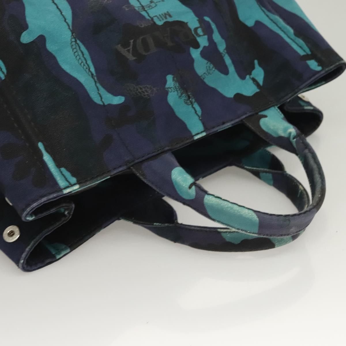 Prada Prada Canapa Convertible Tote Printed Canvas Size ONE SIZE - 18 Thumbnail
