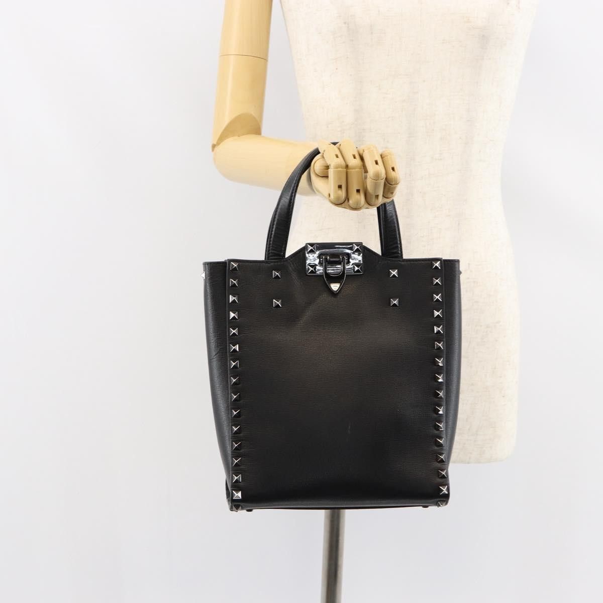 Valentino Valentino Garavani Rockstud Tote Rigid Leather Size ONE SIZE - 13 Thumbnail