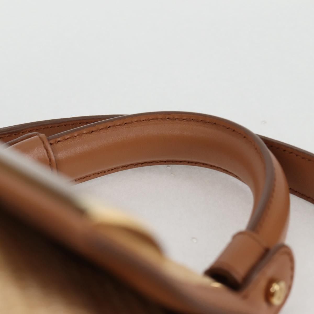 Salvatore Ferragamo Salvatore Ferragamo Sofia Satchel Raffia with Leather Size ONE SIZE - 18 Thumbnail