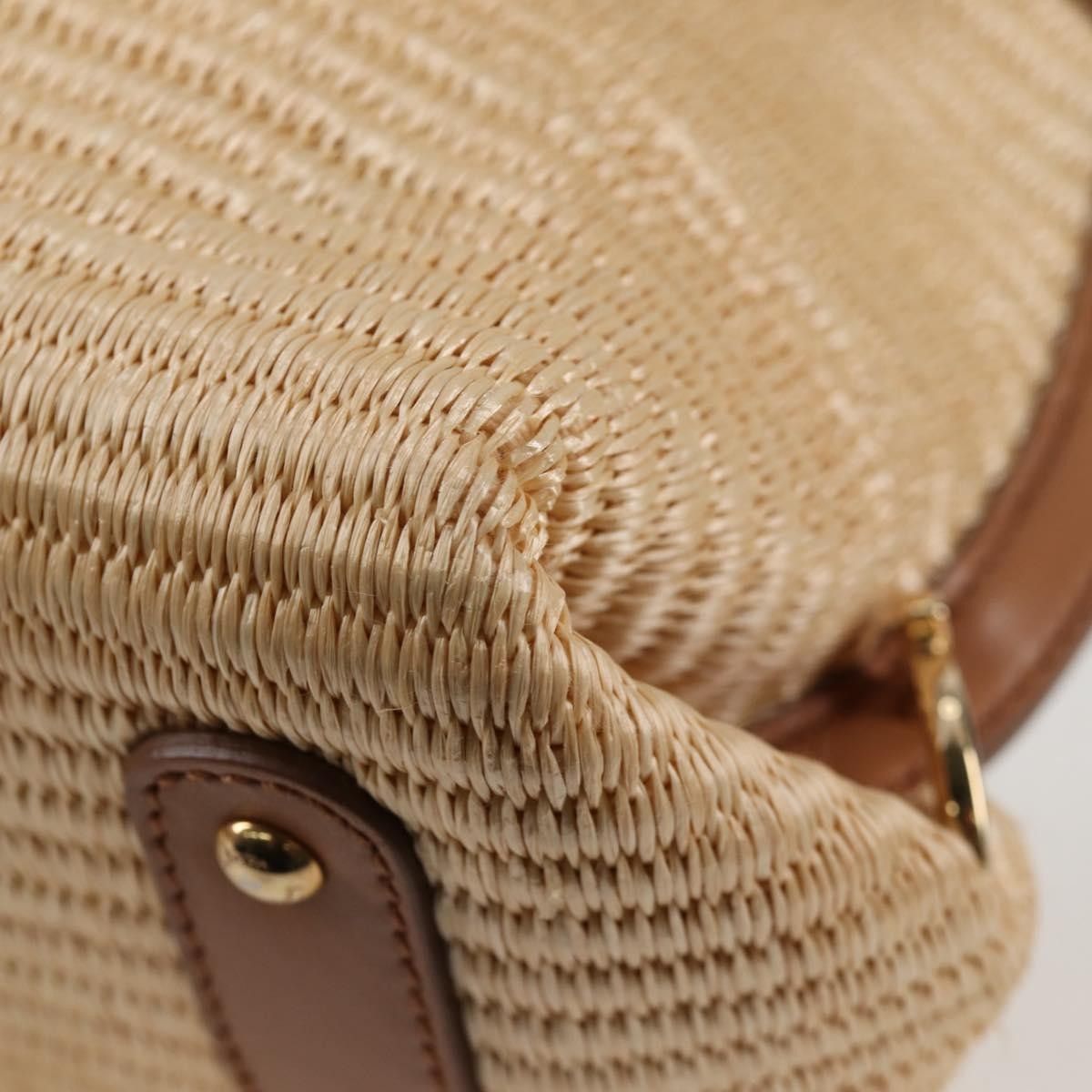 Salvatore Ferragamo Salvatore Ferragamo Sofia Satchel Raffia with Leather Size ONE SIZE - 9 Thumbnail