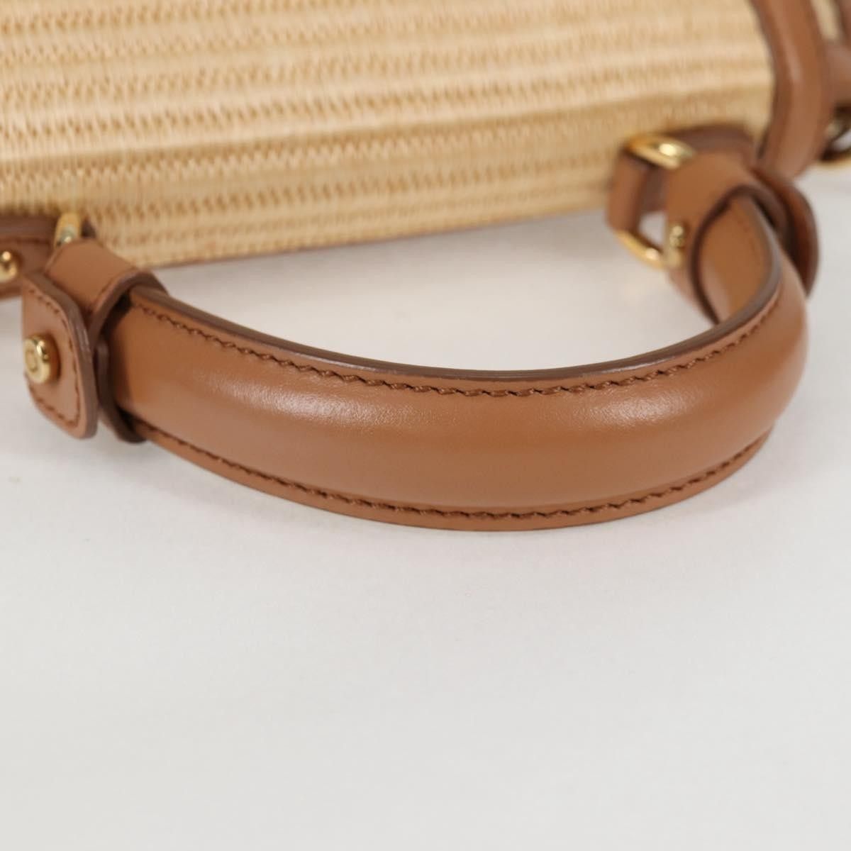 Salvatore Ferragamo Salvatore Ferragamo Sofia Satchel Raffia with Leather Size ONE SIZE - 22 Thumbnail