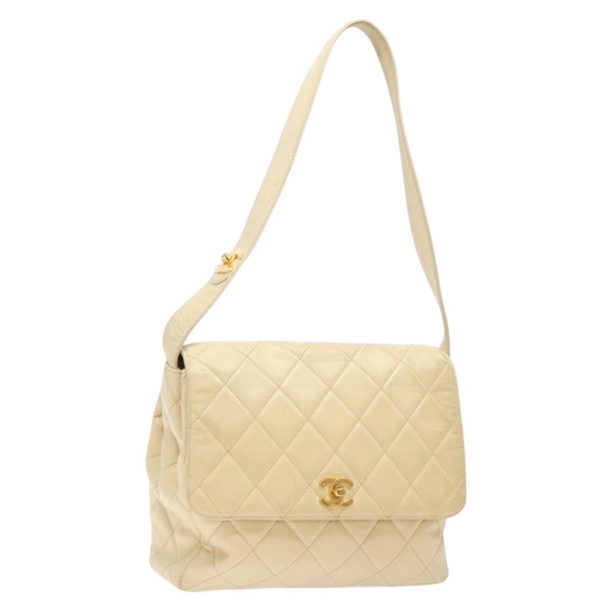 Chanel Chanel Vintage CC Flap Crossbody Bag Quilted Lambskin Size ONE SIZE - 19 Thumbnail