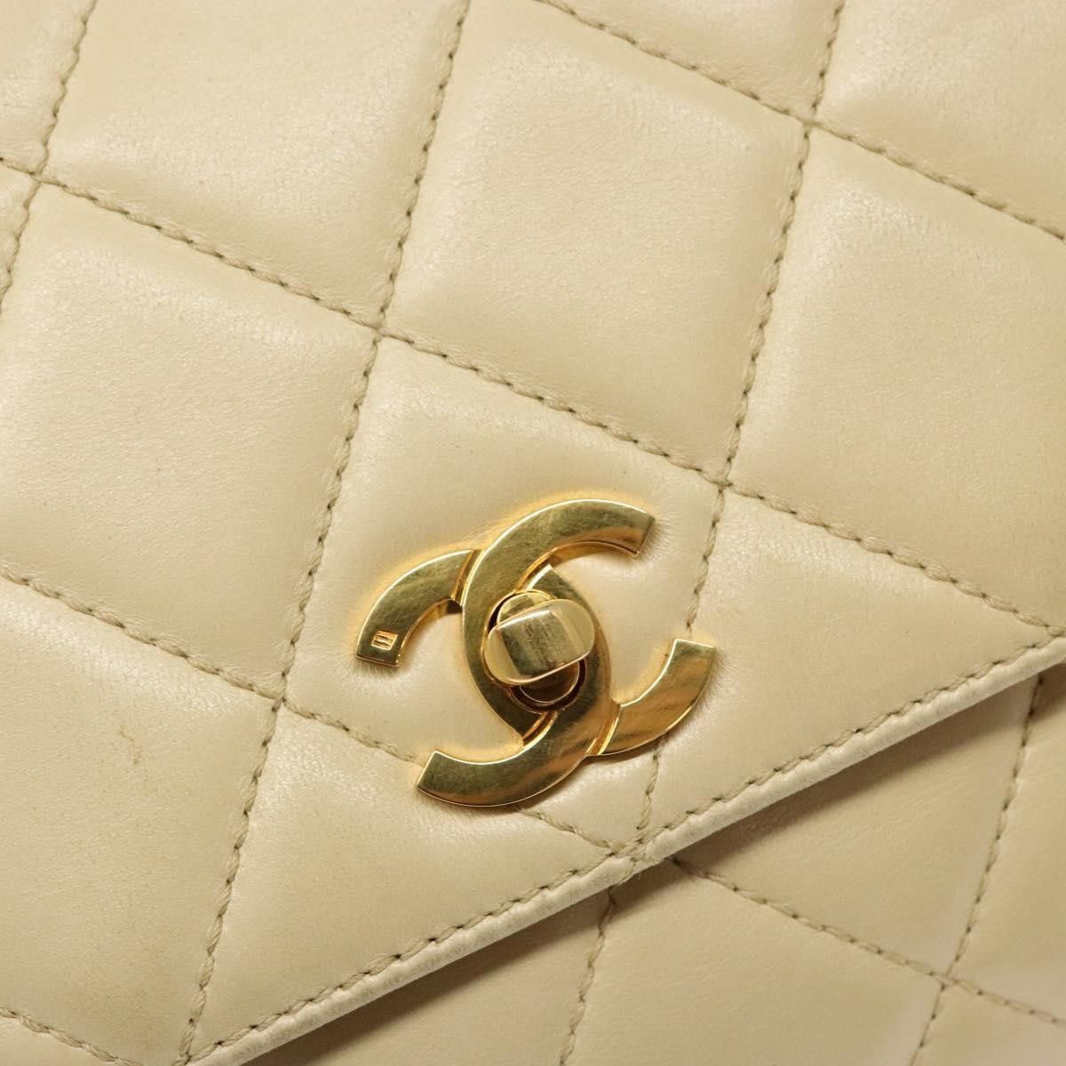 Chanel Chanel Vintage CC Flap Crossbody Bag Quilted Lambskin Size ONE SIZE - 13 Thumbnail