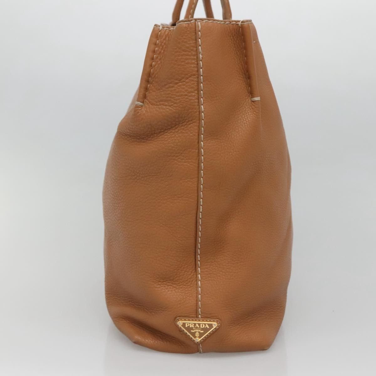 Prada Prada Embossed Logo Convertible Open Tote Vitello Daino Size ONE SIZE - 3 Thumbnail