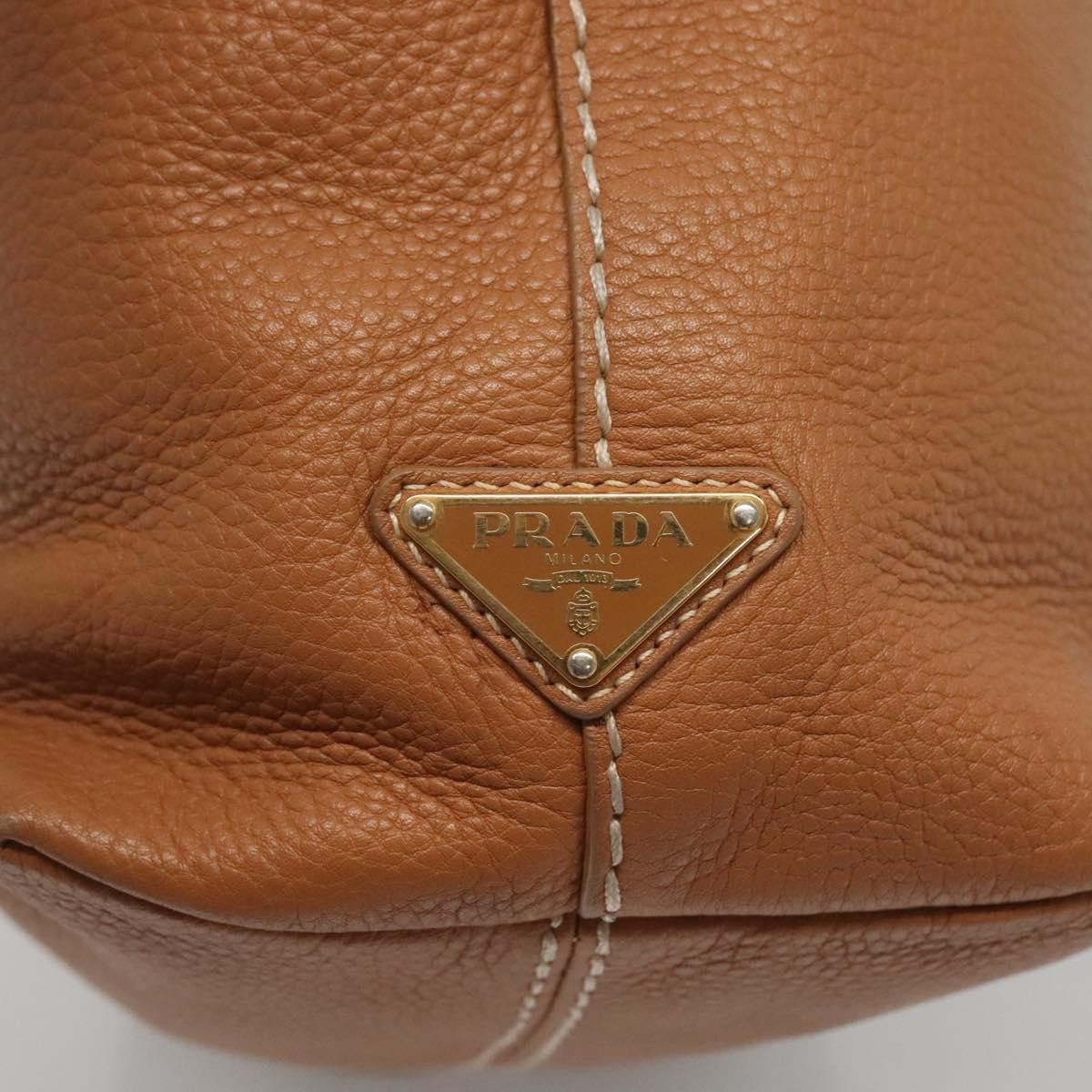 Prada Prada Embossed Logo Convertible Open Tote Vitello Daino Size ONE SIZE - 17 Thumbnail
