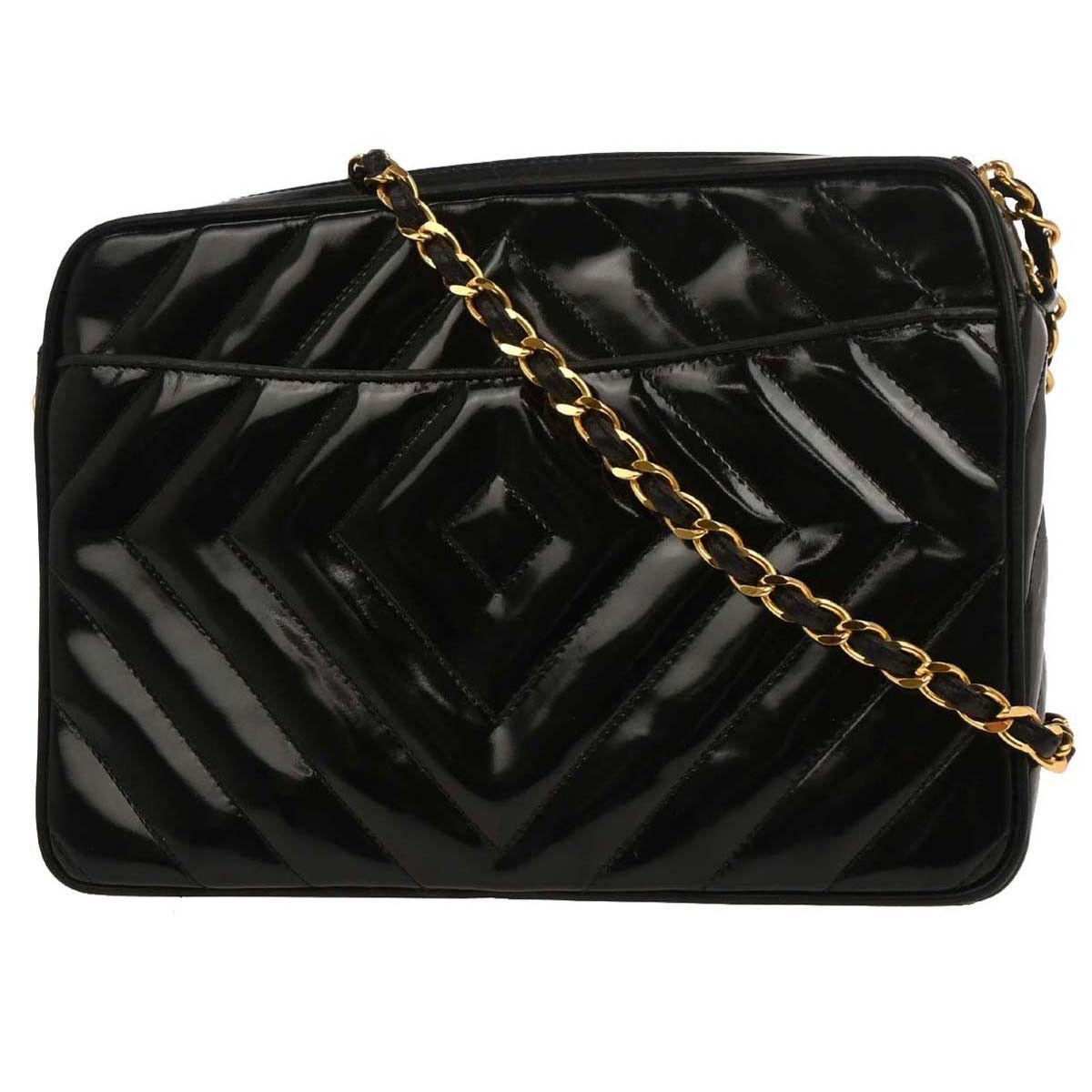 Chanel Chanel Vintage Camera bag Patent leather Size ONE SIZE - 2 Thumbnail