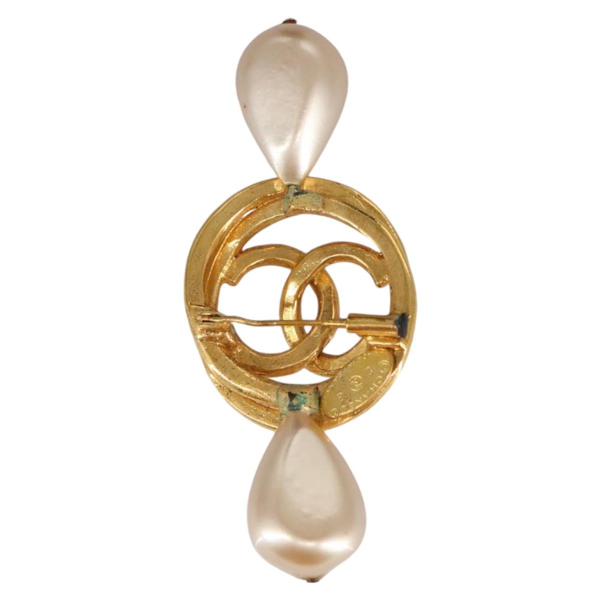 Chanel Chanel CC Coco Brooch Metal with Faux Pearls and Crystals Size ONE SIZE - 2 Thumbnail