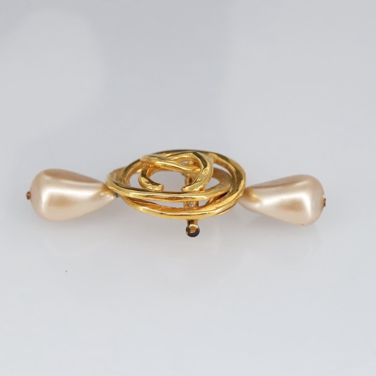 Chanel Chanel CC Coco Brooch Metal with Faux Pearls and Crystals Size ONE SIZE - 4 Thumbnail