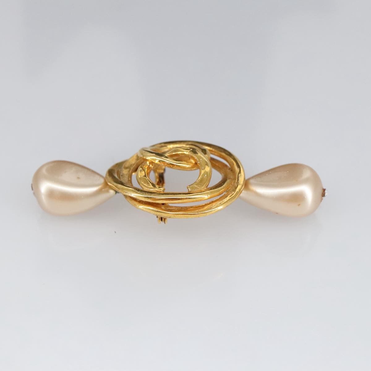 Chanel Chanel CC Coco Brooch Metal with Faux Pearls and Crystals Size ONE SIZE - 3 Thumbnail