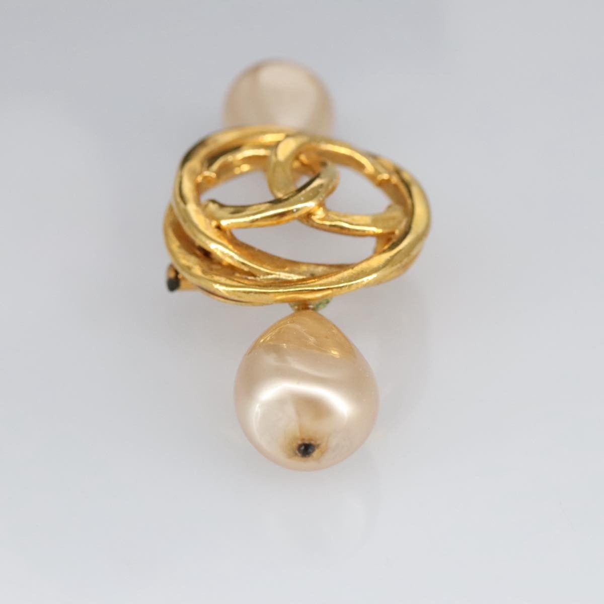 Chanel Chanel CC Coco Brooch Metal with Faux Pearls and Crystals Size ONE SIZE - 6 Thumbnail