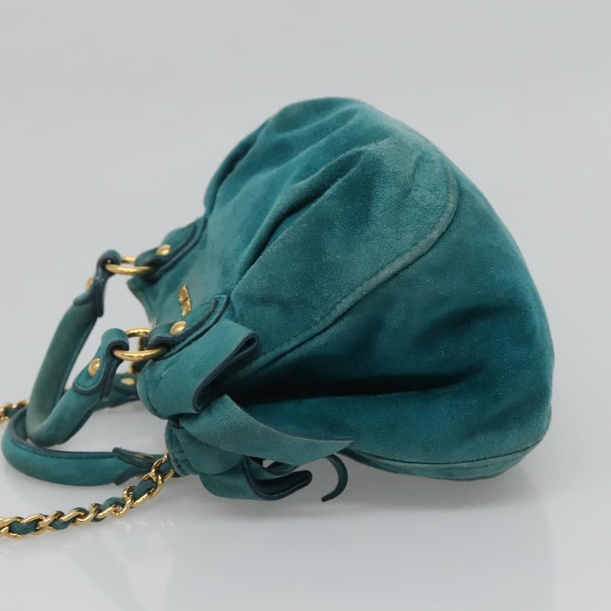 Miu Miu Miu Miu Chain Crossbody Bag Seude Size ONE SIZE - 13 Thumbnail