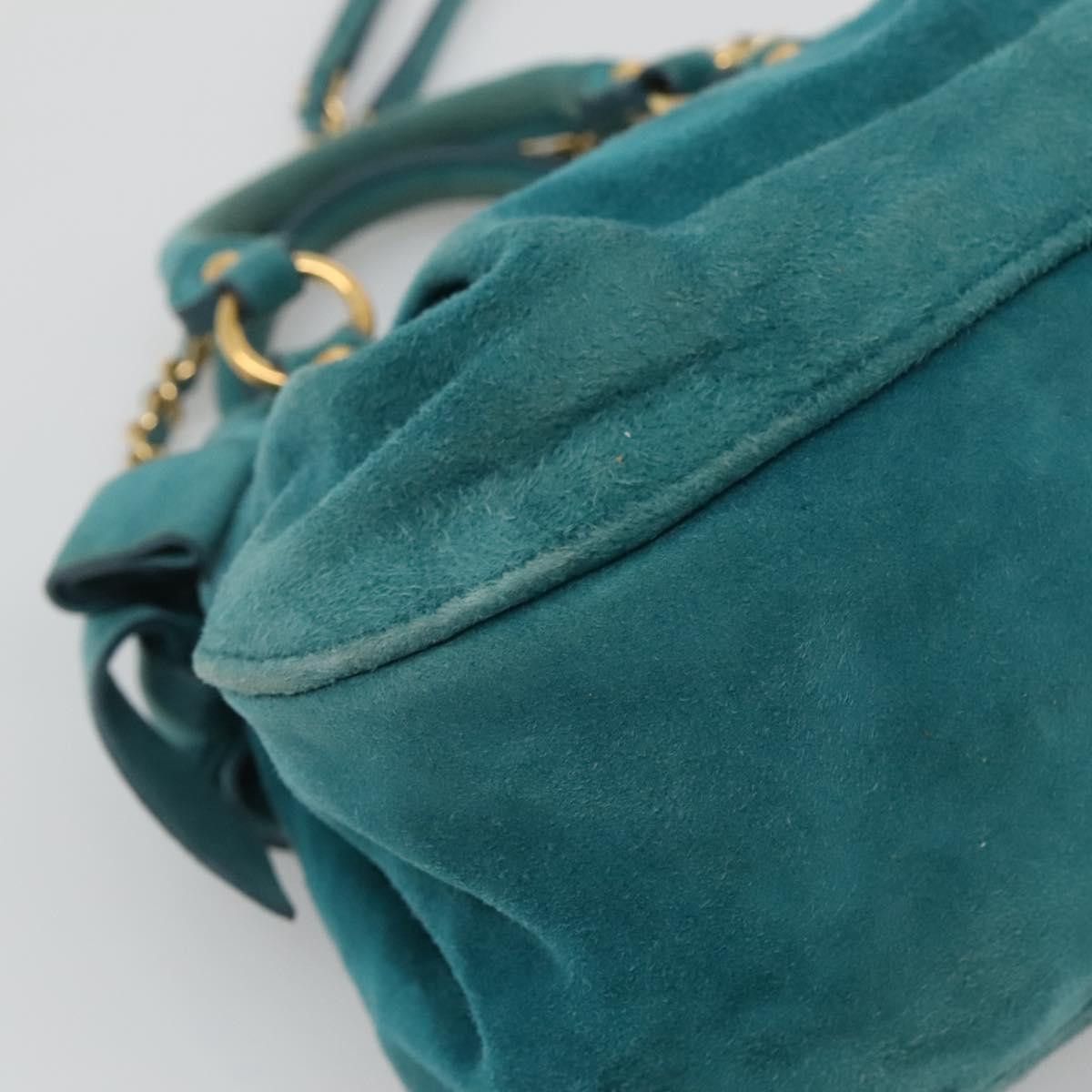 Miu Miu Miu Miu Chain Crossbody Bag Seude Size ONE SIZE - 7 Thumbnail