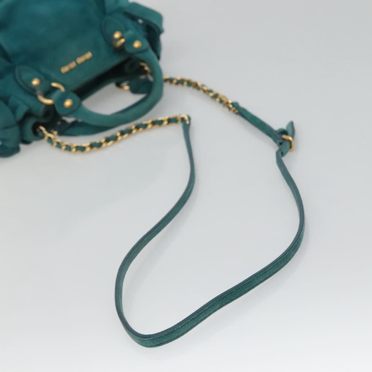 Miu Miu Miu Miu Chain Crossbody Bag Seude Size ONE SIZE - 11 Thumbnail