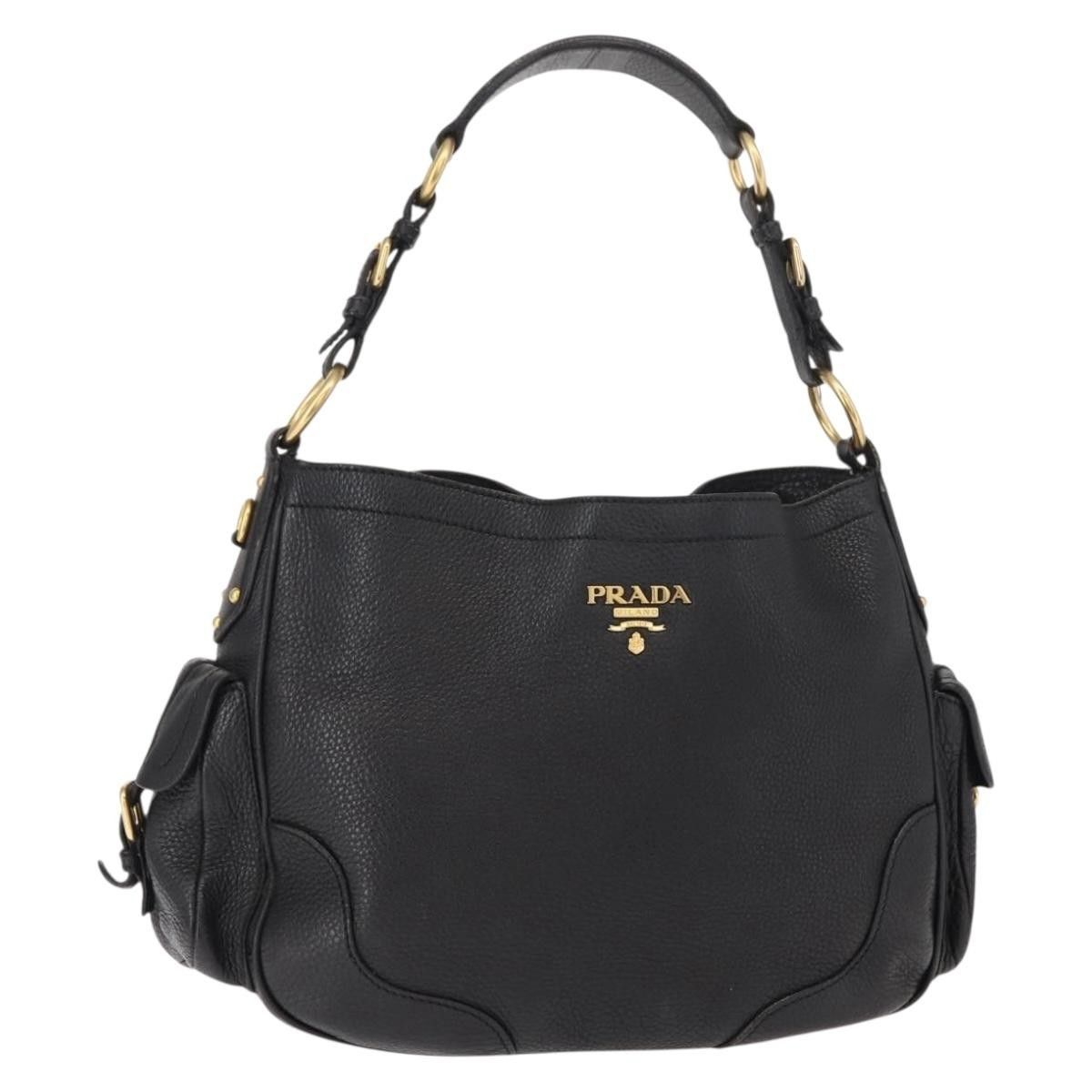 Prada Prada Side Pocket Hobo Vitello Daino Size ONE SIZE - 20 Thumbnail
