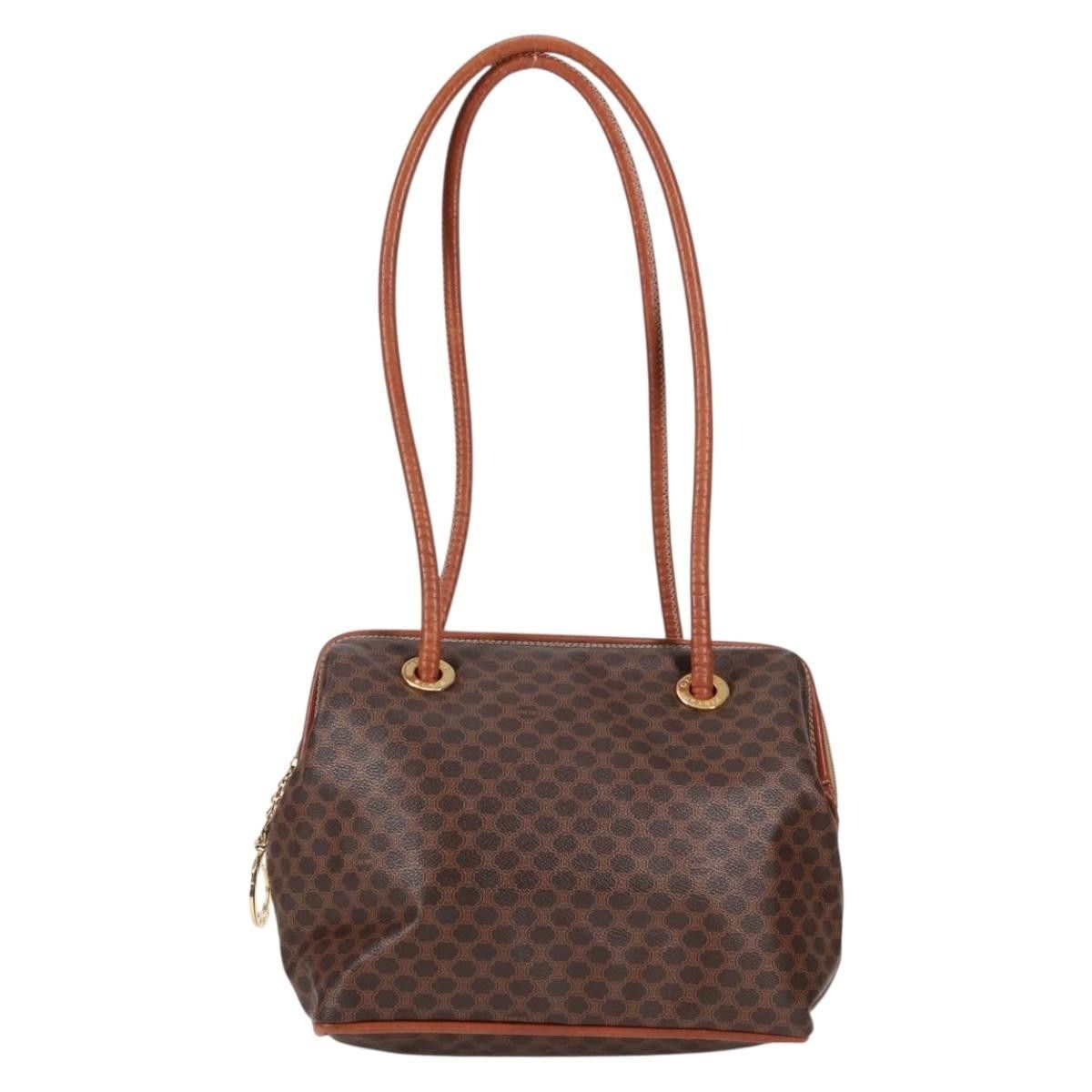 Celine Celine Vintage Macadam Shoulder Bag Macadam Canva Vinyl Size ONE SIZE - 19 Thumbnail