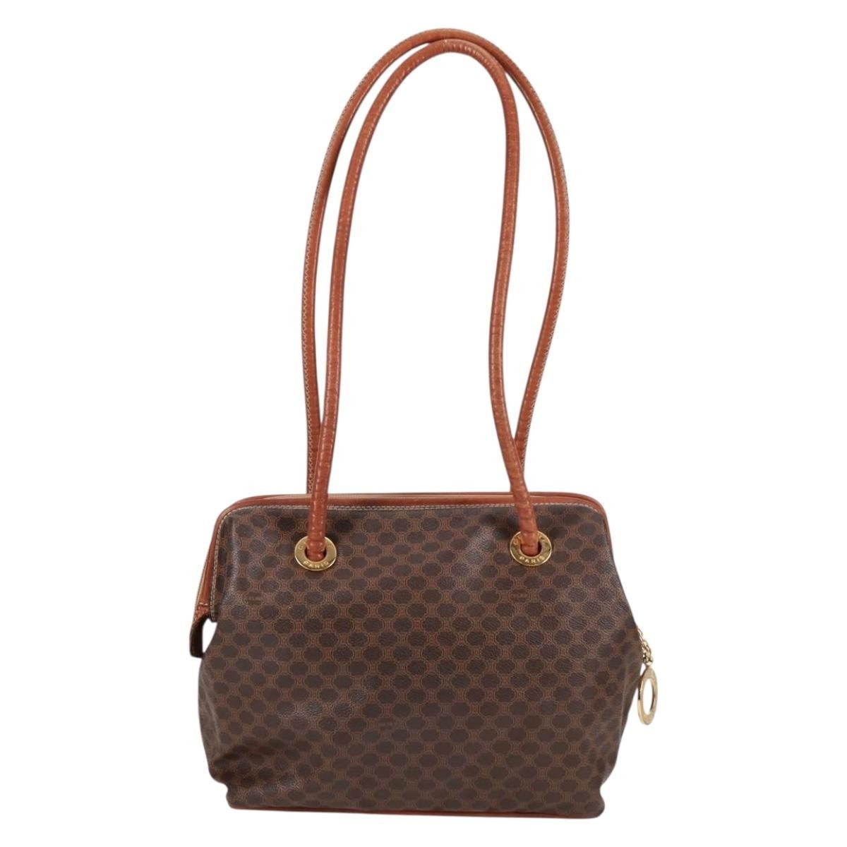 Celine Celine Vintage Macadam Shoulder Bag Macadam Canva Vinyl Size ONE SIZE - 2 Thumbnail