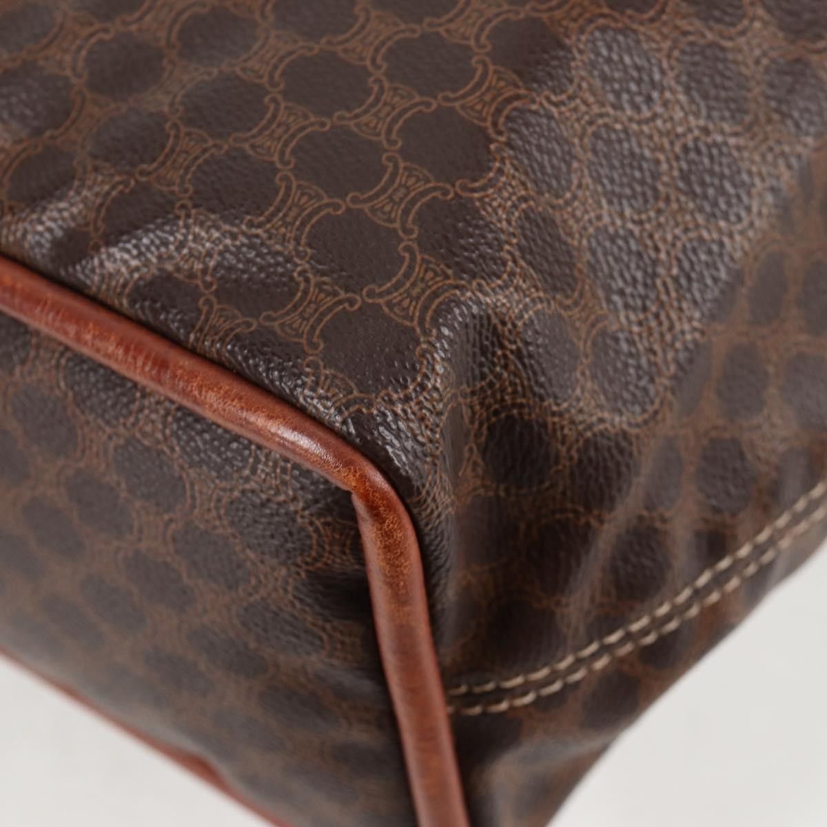 Celine Celine Vintage Macadam Shoulder Bag Macadam Canva Vinyl Size ONE SIZE - 9 Thumbnail
