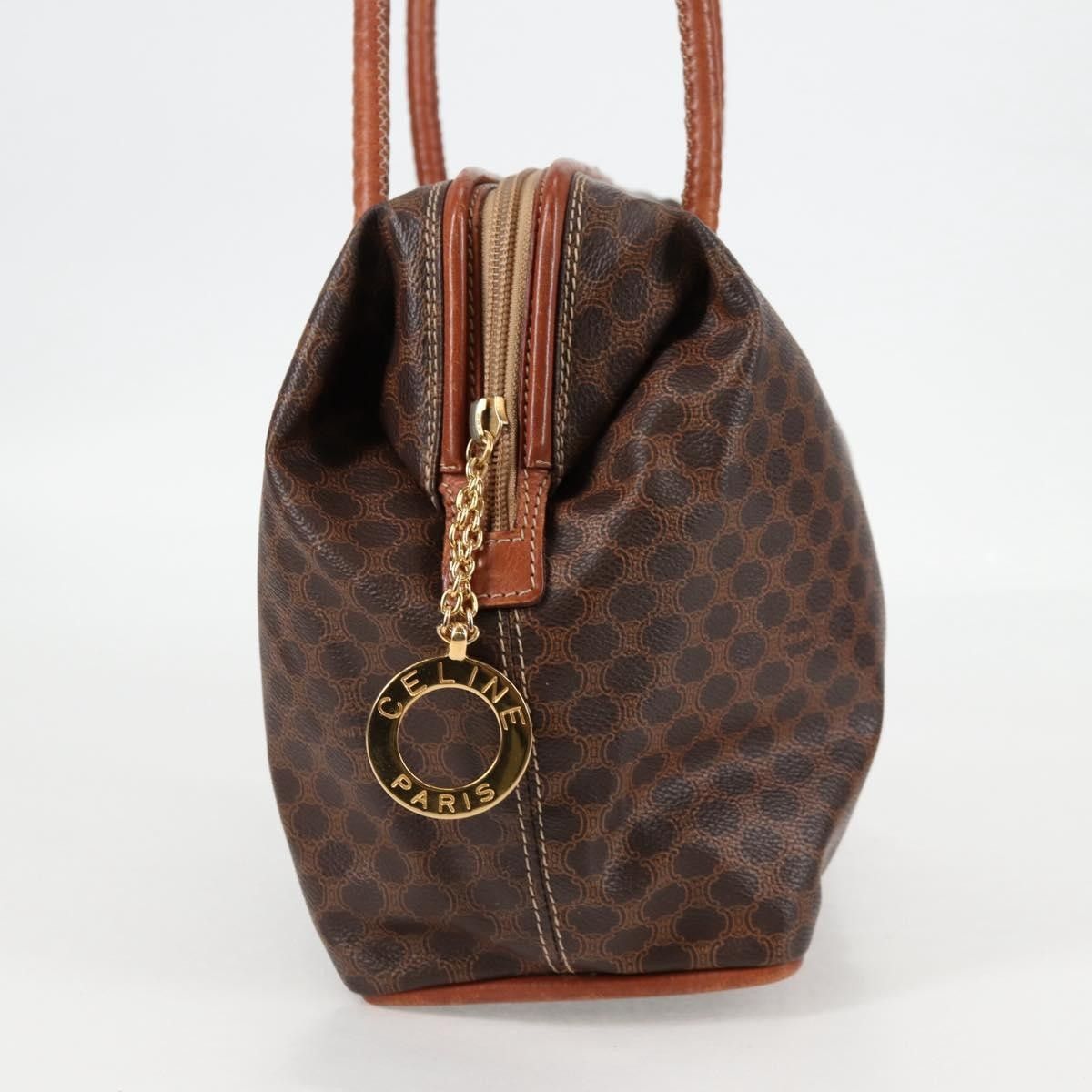 Celine Celine Vintage Macadam Shoulder Bag Macadam Canva Vinyl Size ONE SIZE - 4 Thumbnail