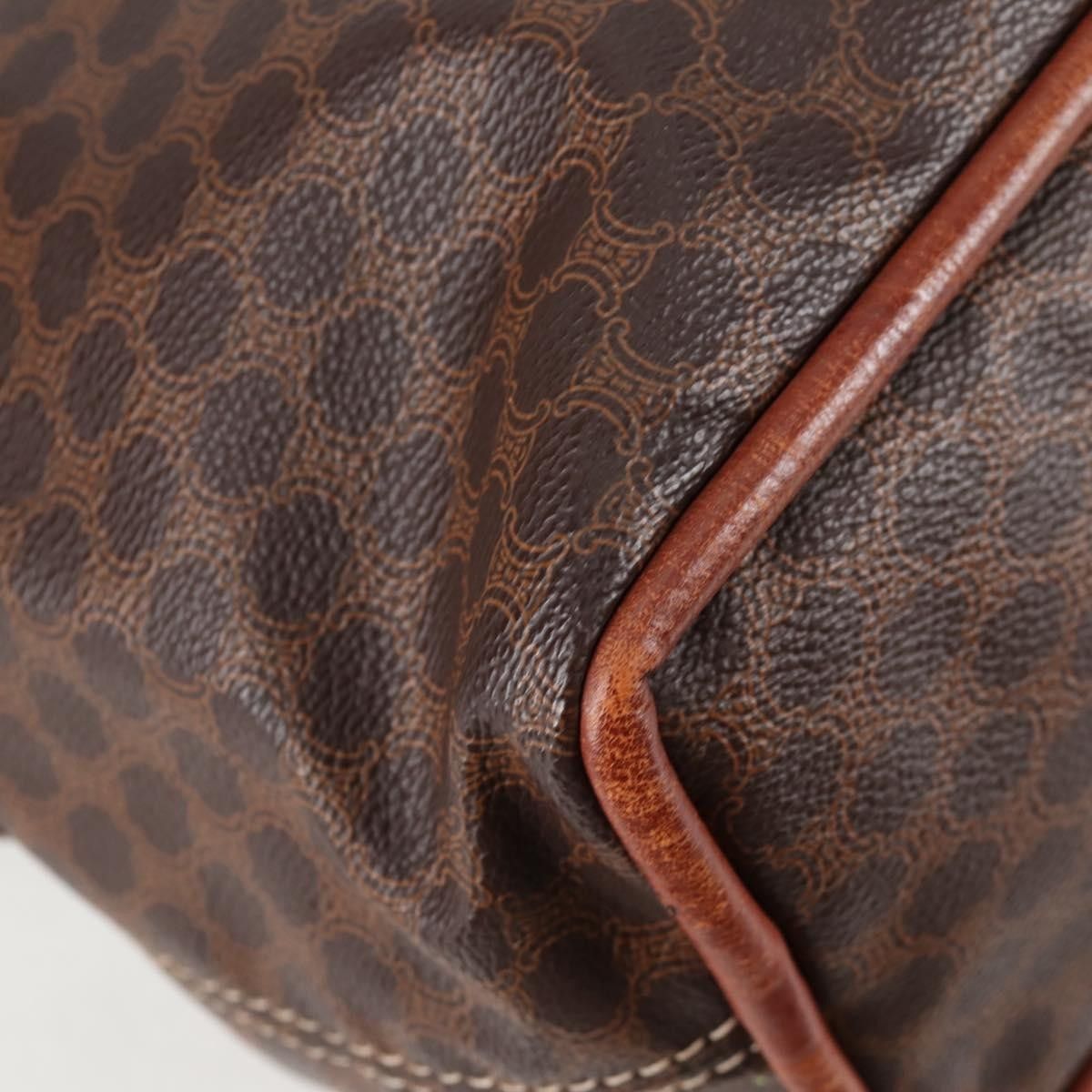 Celine Celine Vintage Macadam Shoulder Bag Macadam Canva Vinyl Size ONE SIZE - 12 Thumbnail