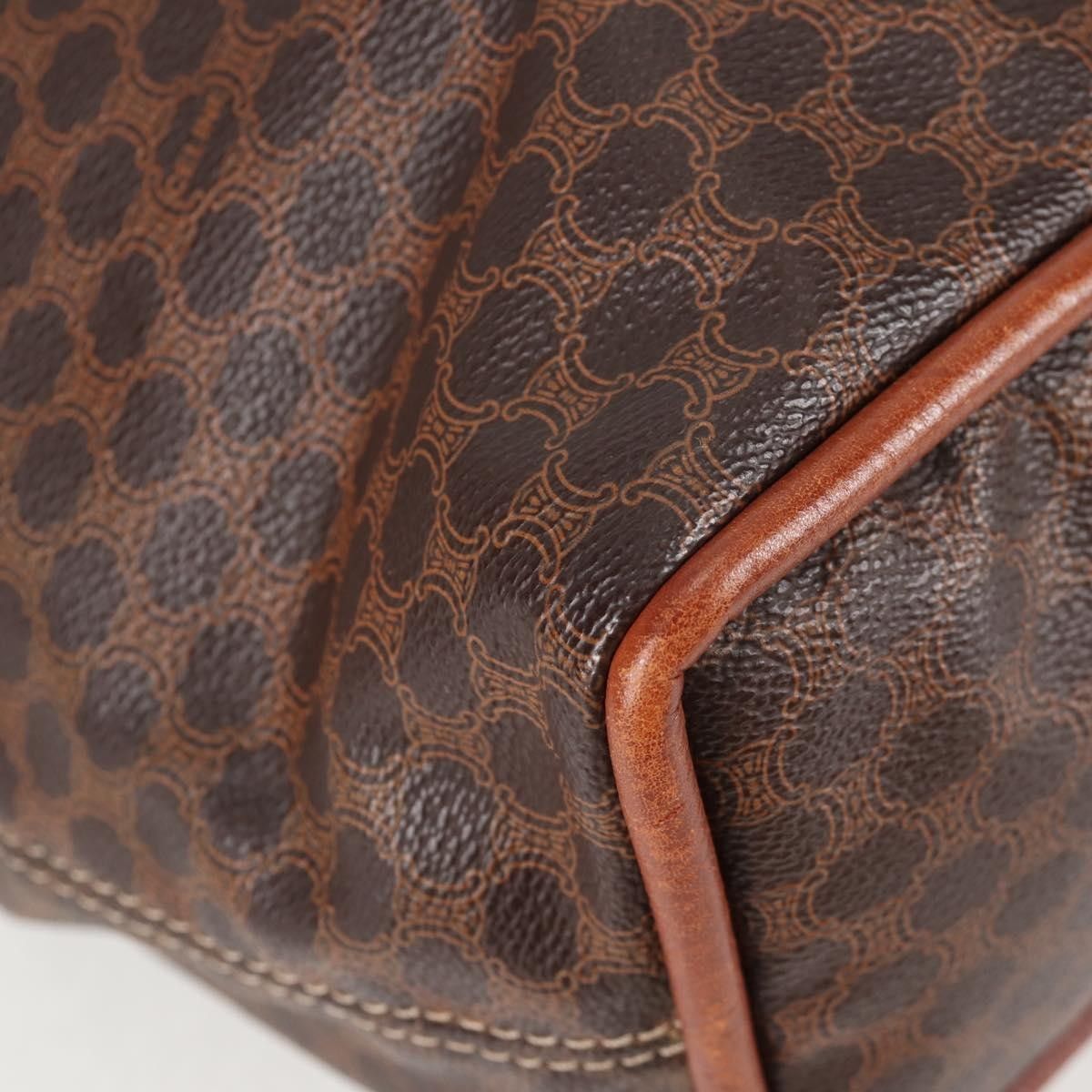 Celine Celine Vintage Macadam Shoulder Bag Macadam Canva Vinyl Size ONE SIZE - 11 Thumbnail