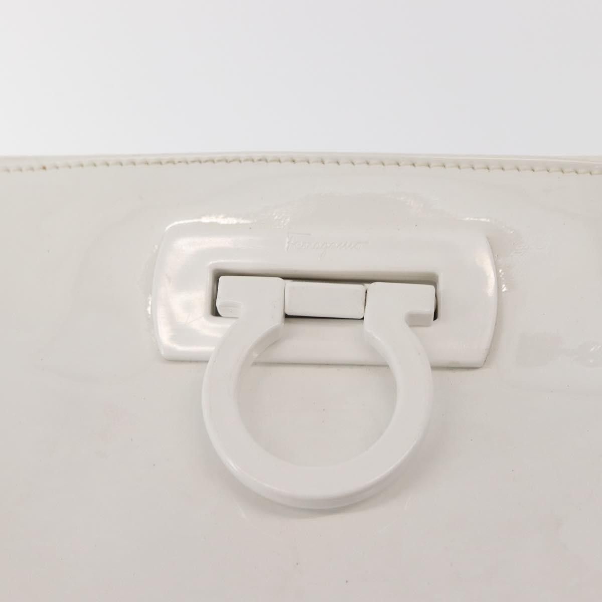 Salvatore Ferragamo Salvatore Ferragamo Gancini Tote Patent leather Size ONE SIZE - 12 Thumbnail