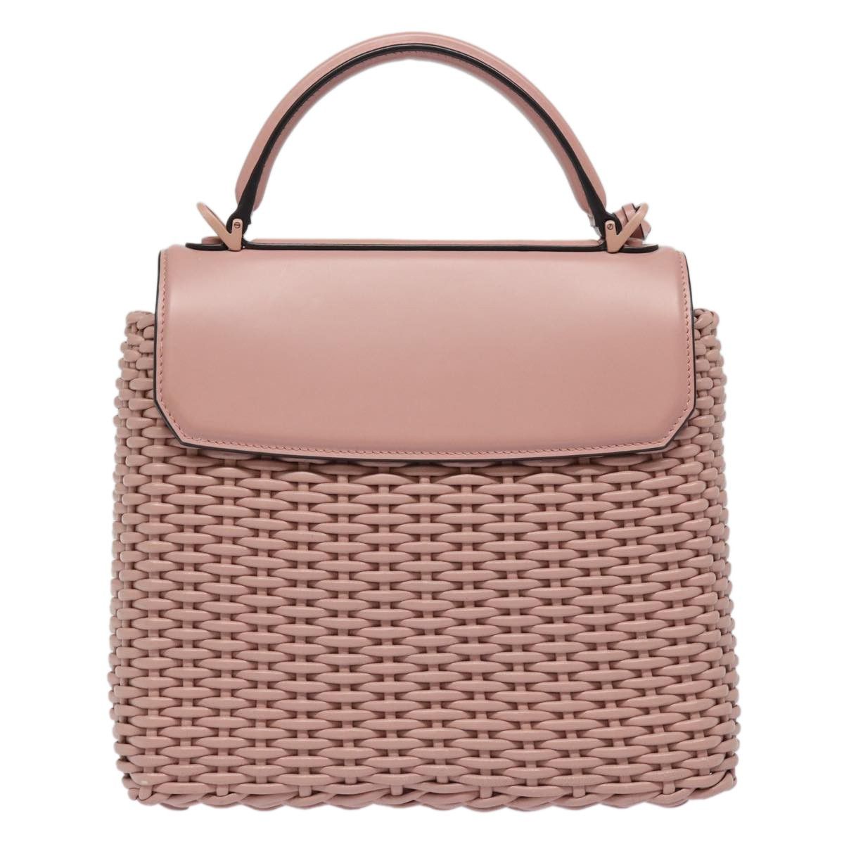 Salvatore Ferragamo Salvatore Ferragamo Boxyz Top Handle Bag Woven Leather Size ONE SIZE - 2 Thumbnail
