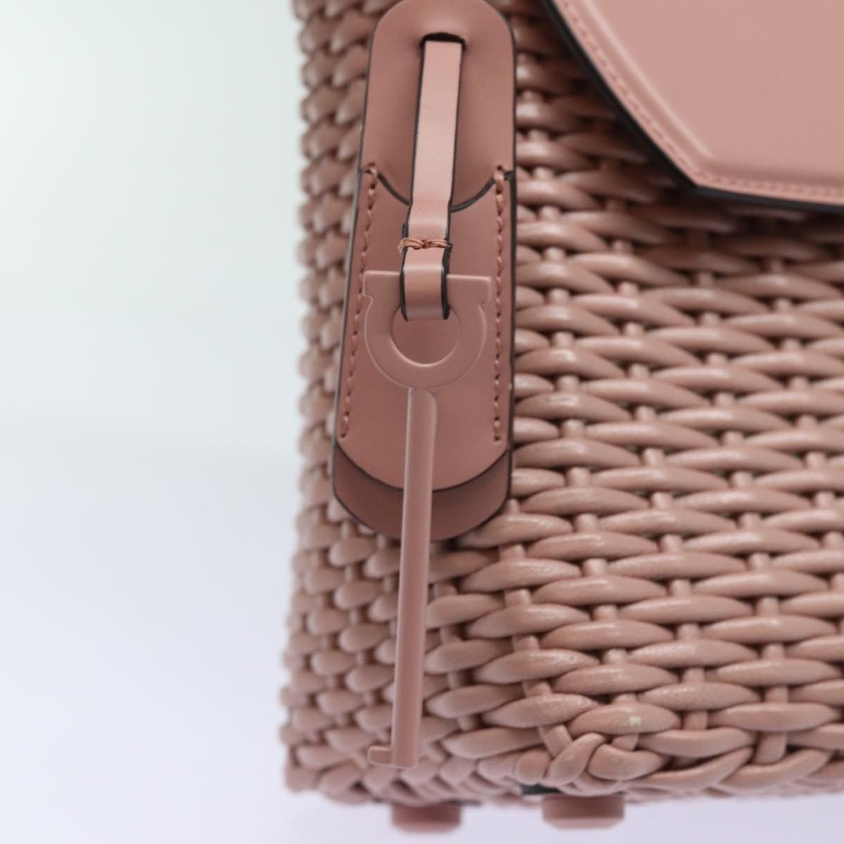 Salvatore Ferragamo Salvatore Ferragamo Boxyz Top Handle Bag Woven Leather Size ONE SIZE - 20 Thumbnail