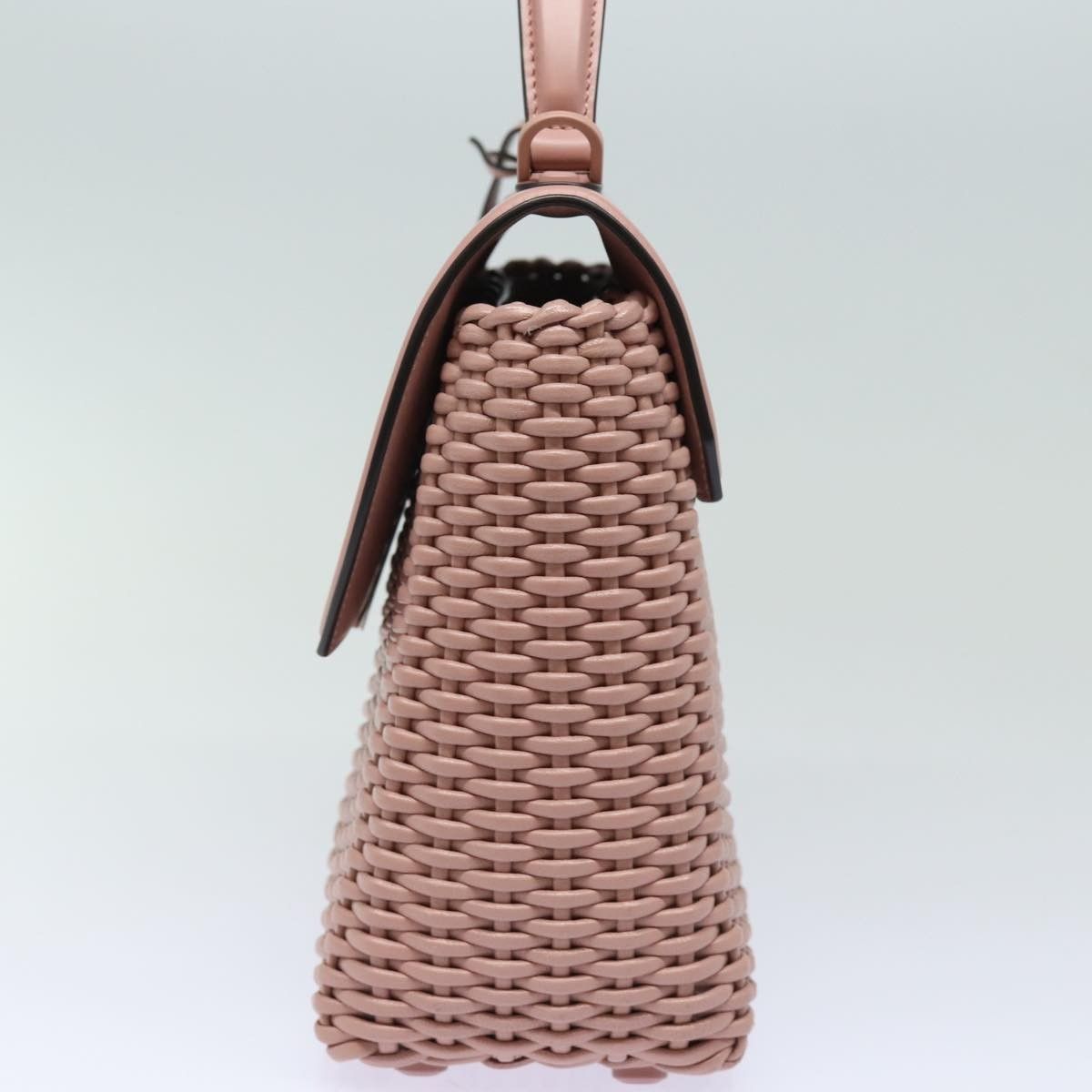 Salvatore Ferragamo Salvatore Ferragamo Boxyz Top Handle Bag Woven Leather Size ONE SIZE - 4 Thumbnail