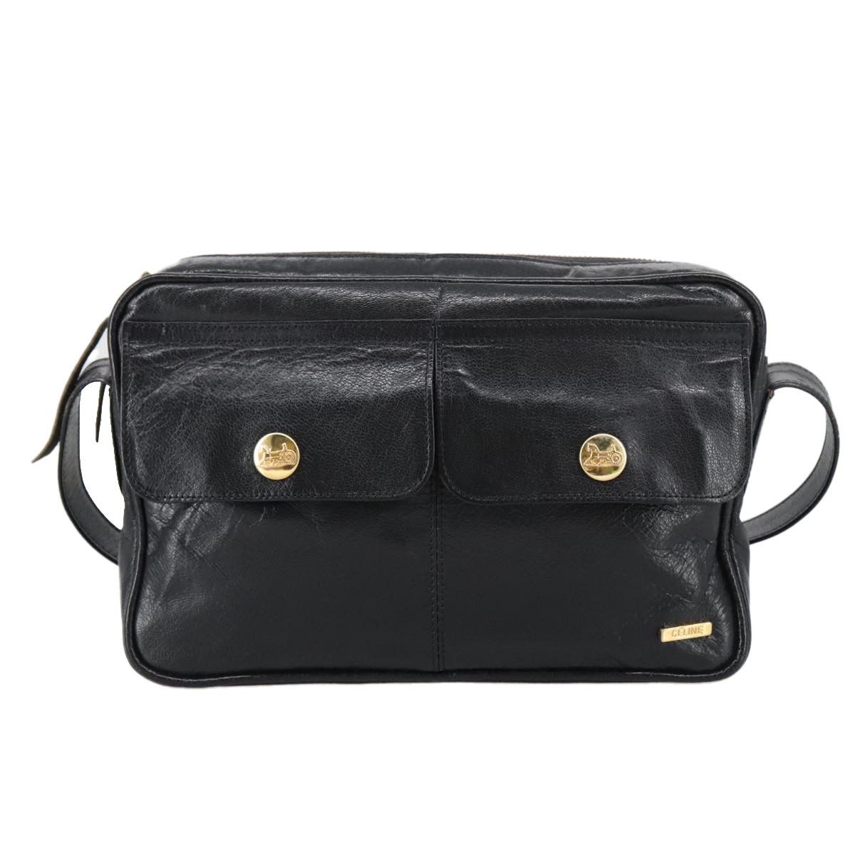 Celine Celine Shoulder Bag Leather Size ONE SIZE - 18 Thumbnail