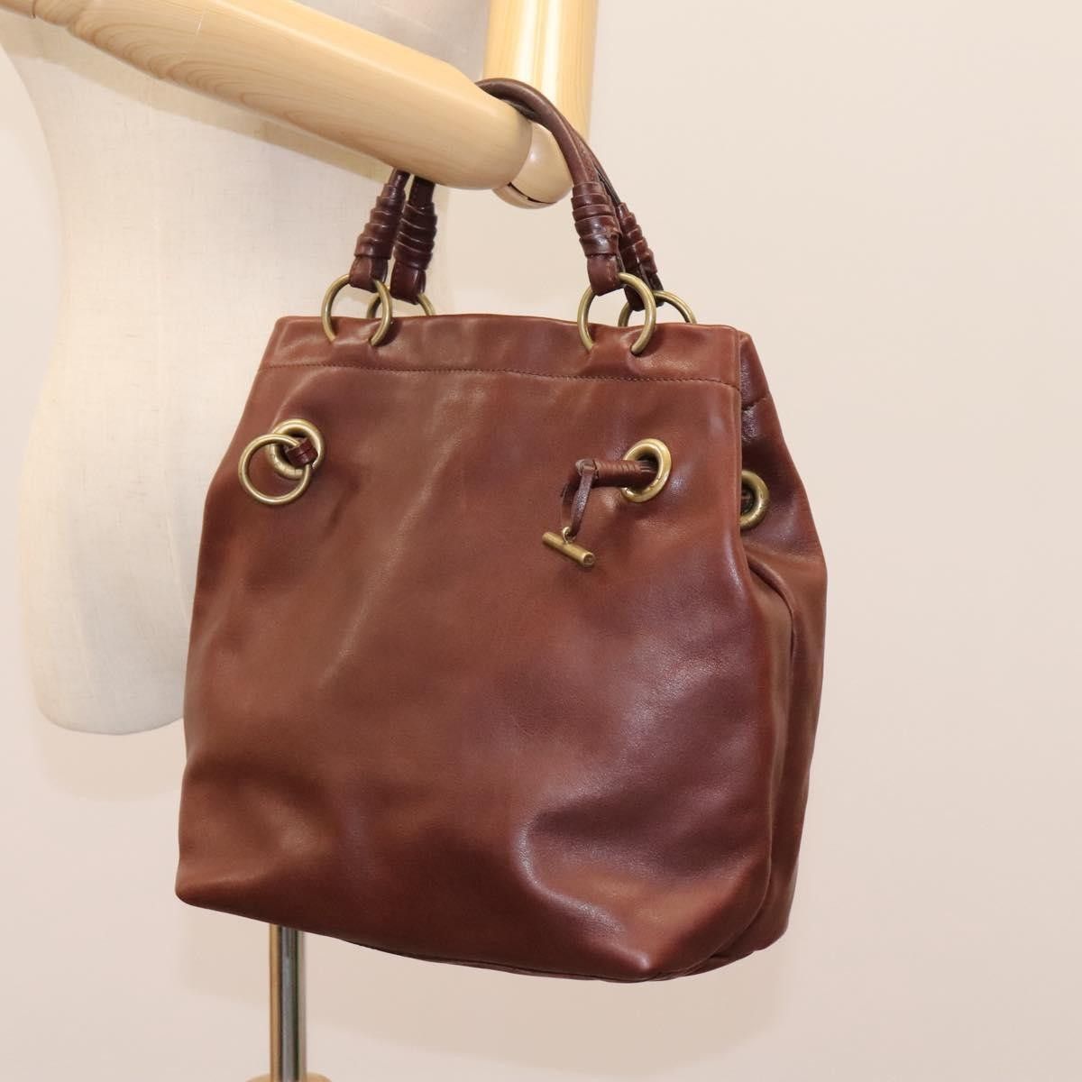 Celine Celine Handbag Leather Size ONE SIZE - 14 Thumbnail