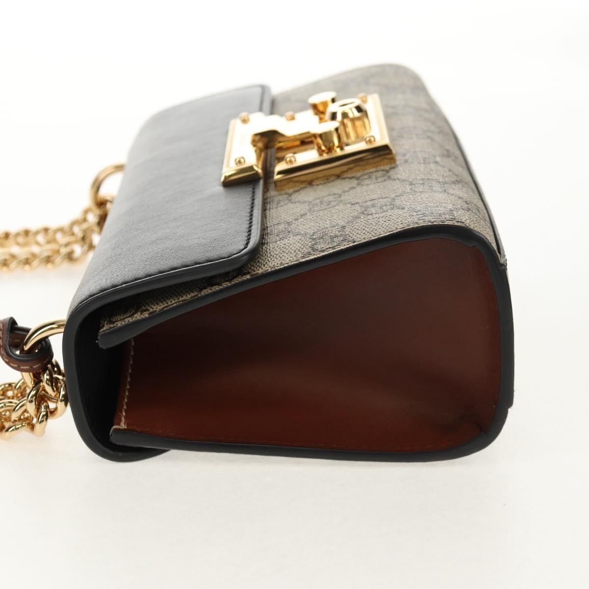 Gucci Gucci Padlock Shoulder Bag GG Coated Canvas and Leather Size ONE SIZE - 3 Thumbnail