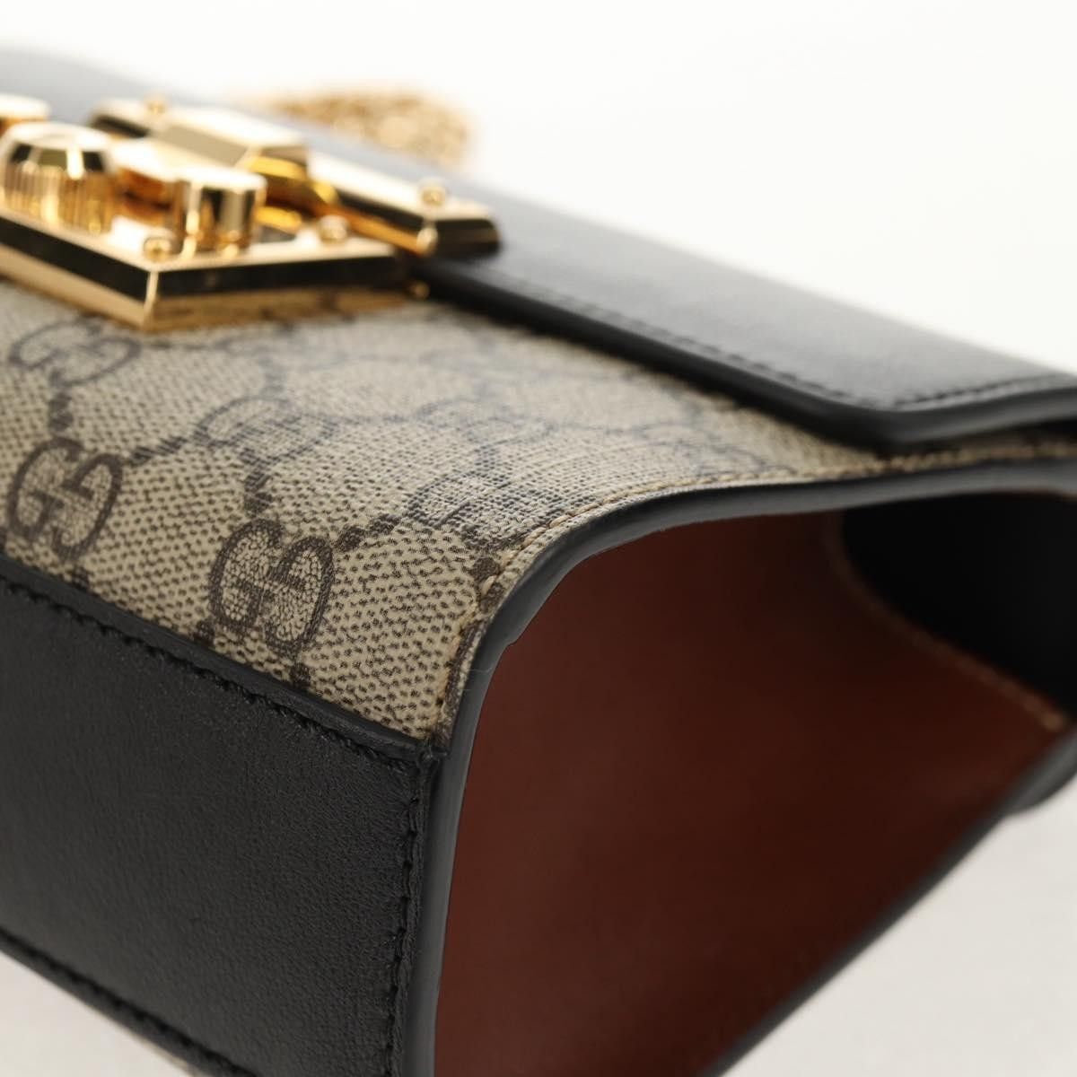 Gucci Gucci Padlock Shoulder Bag GG Coated Canvas and Leather Size ONE SIZE - 10 Thumbnail
