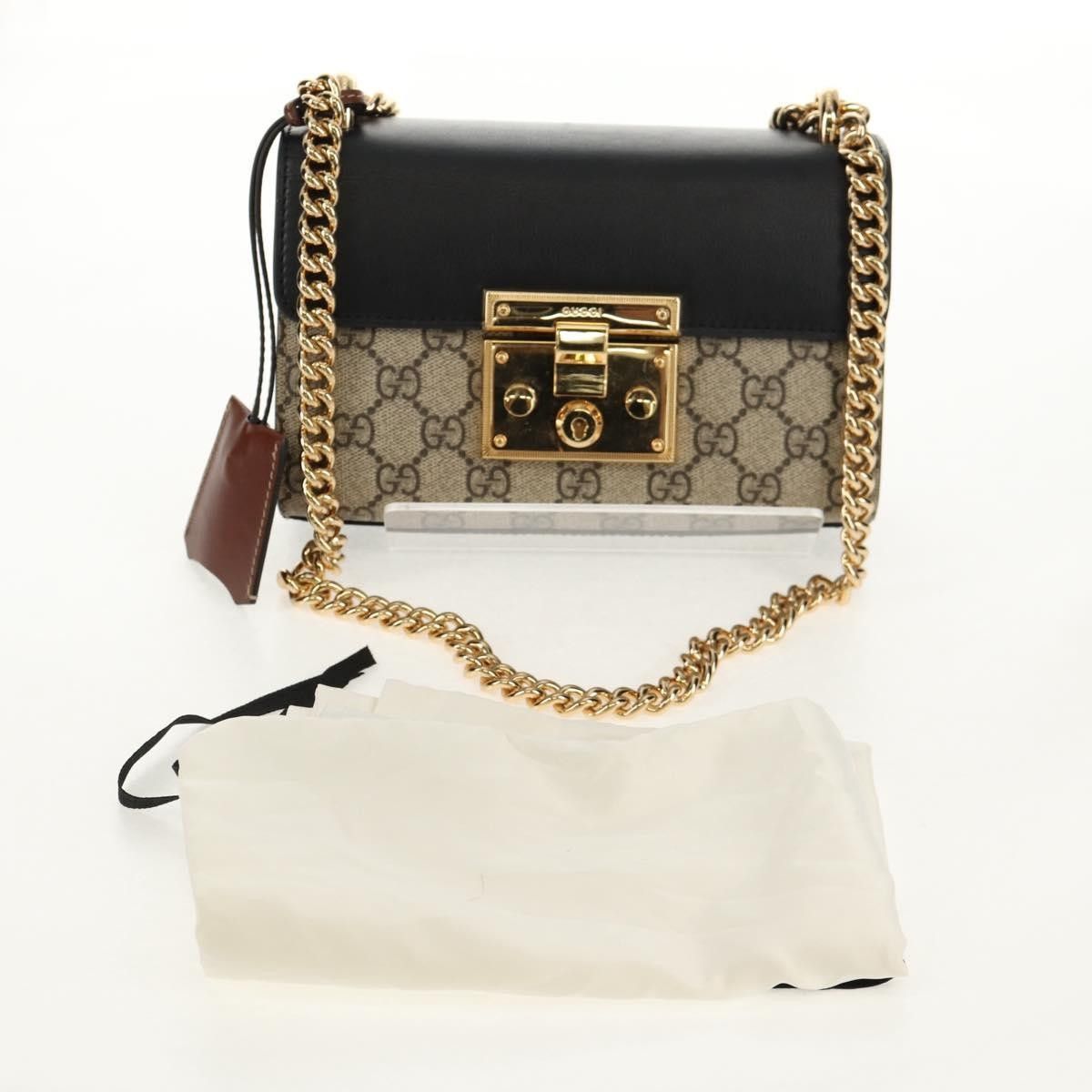 Gucci Gucci Padlock Shoulder Bag GG Coated Canvas and Leather Size ONE SIZE - 14 Thumbnail